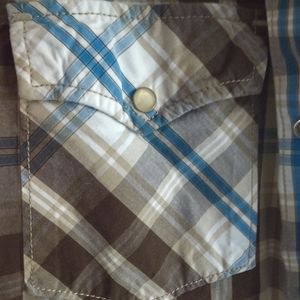 Hollister snap shirt